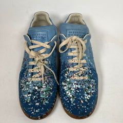 Maison Margiela Blue Paint Splatter Gats Size 43