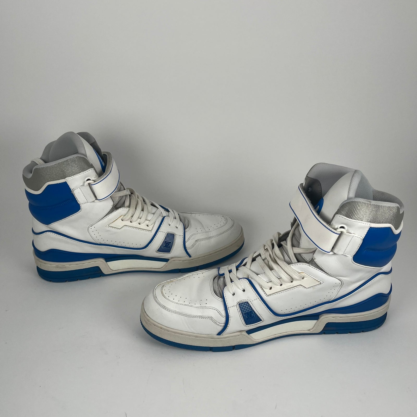 Louis Vuitton Blue High Top Trainer Size 11.5