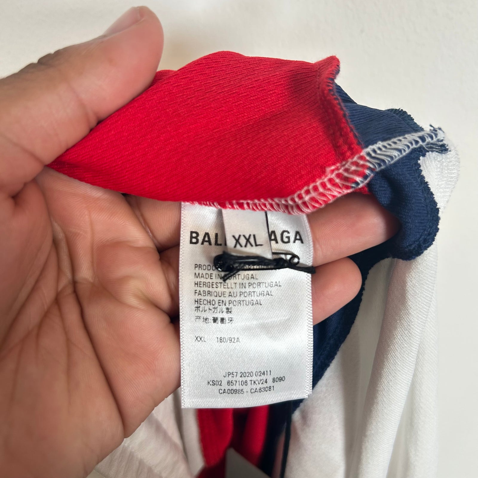 Balenciaga White Mesh Hockey Shorts Size XXL