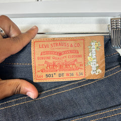 Denim Tears Raw Denim Wreath Jeans Size 36