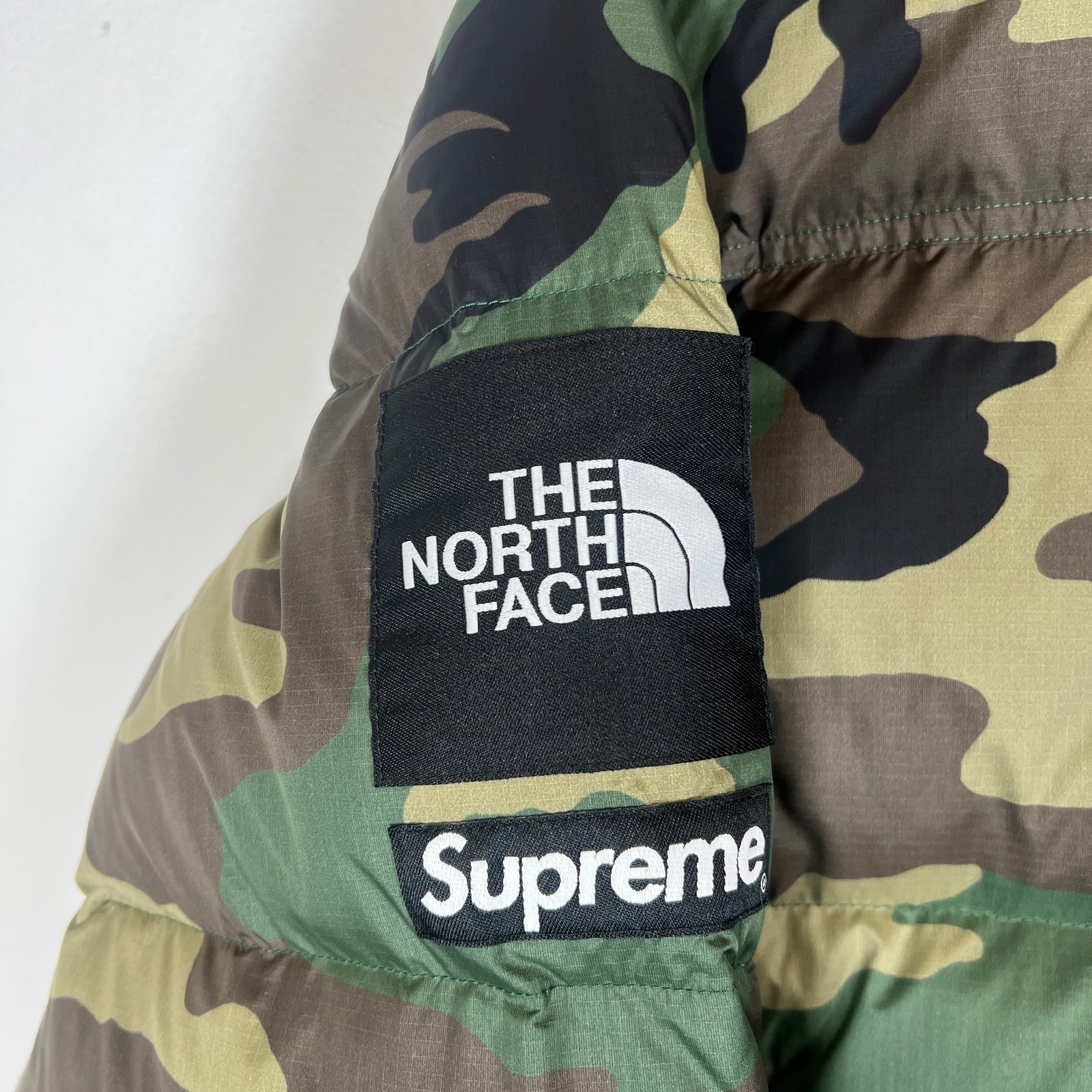 Supreme x The North Face Camo Split Nuptse Jacket Size L