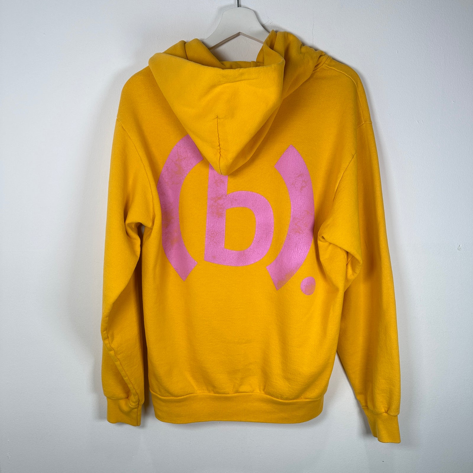 B. Stroy 'Fuck' Yellow Hoodie Size S