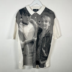 Raf Simons x Fred Perry Graphic Print Polo Size