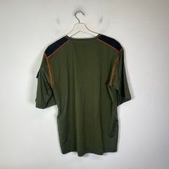 Prada Nylon Panelled Plaque T-Shirt