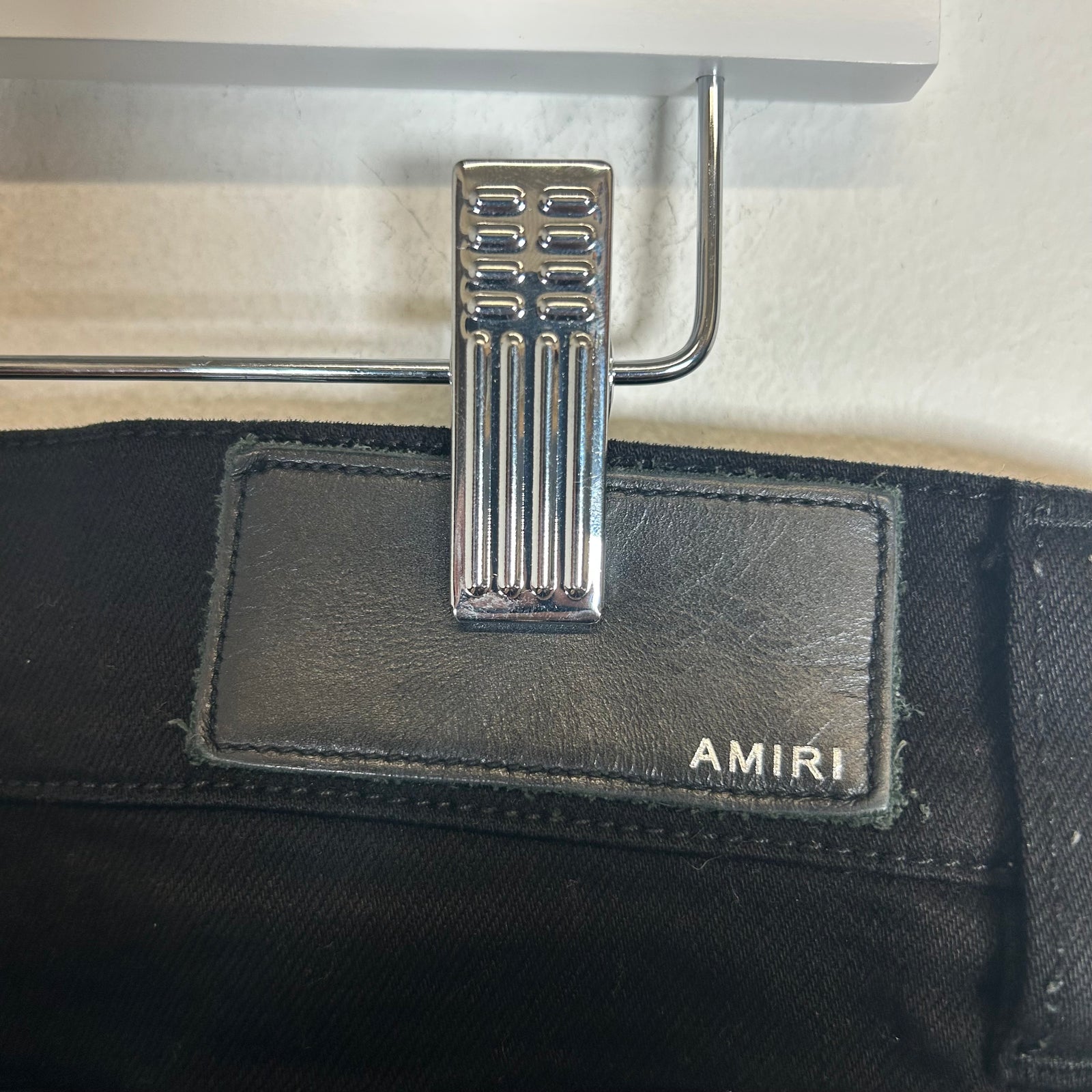 Amiri Black Biker Jeans Size 38