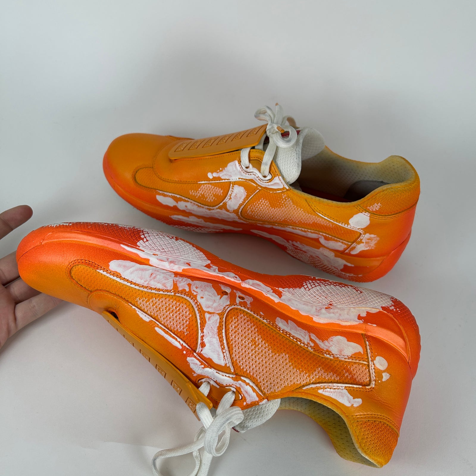 Prada x Cassius Hirst Orange 'Sust4in' Cups Size 9