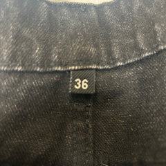Basketcase Gallery Black Flare Jeans Size 36