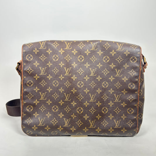 Louis Vuitton Brown Abbesses Monogram Shoulder Bag