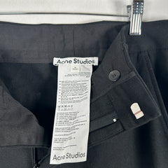 Acne Studios Black Slacks Size 34