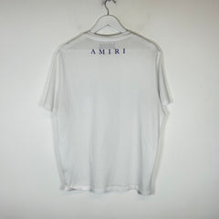 Amiri White/Purple MA Pocket Tee Size L