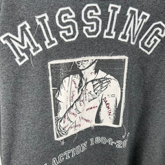 Raf Simons 'Missing In Action' Grey Zip Up Hoodie Size L