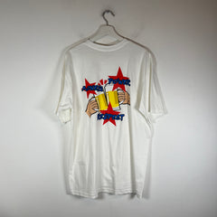 Supreme White FW19 'Money Power Respect' T-Shirt Size L