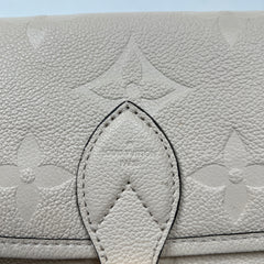 Louis Vuitton Cream Monogram Empreinte Diane NM Handbag