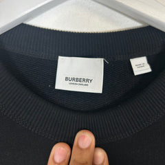 Burberry Black Archway Striped Sweater Size S