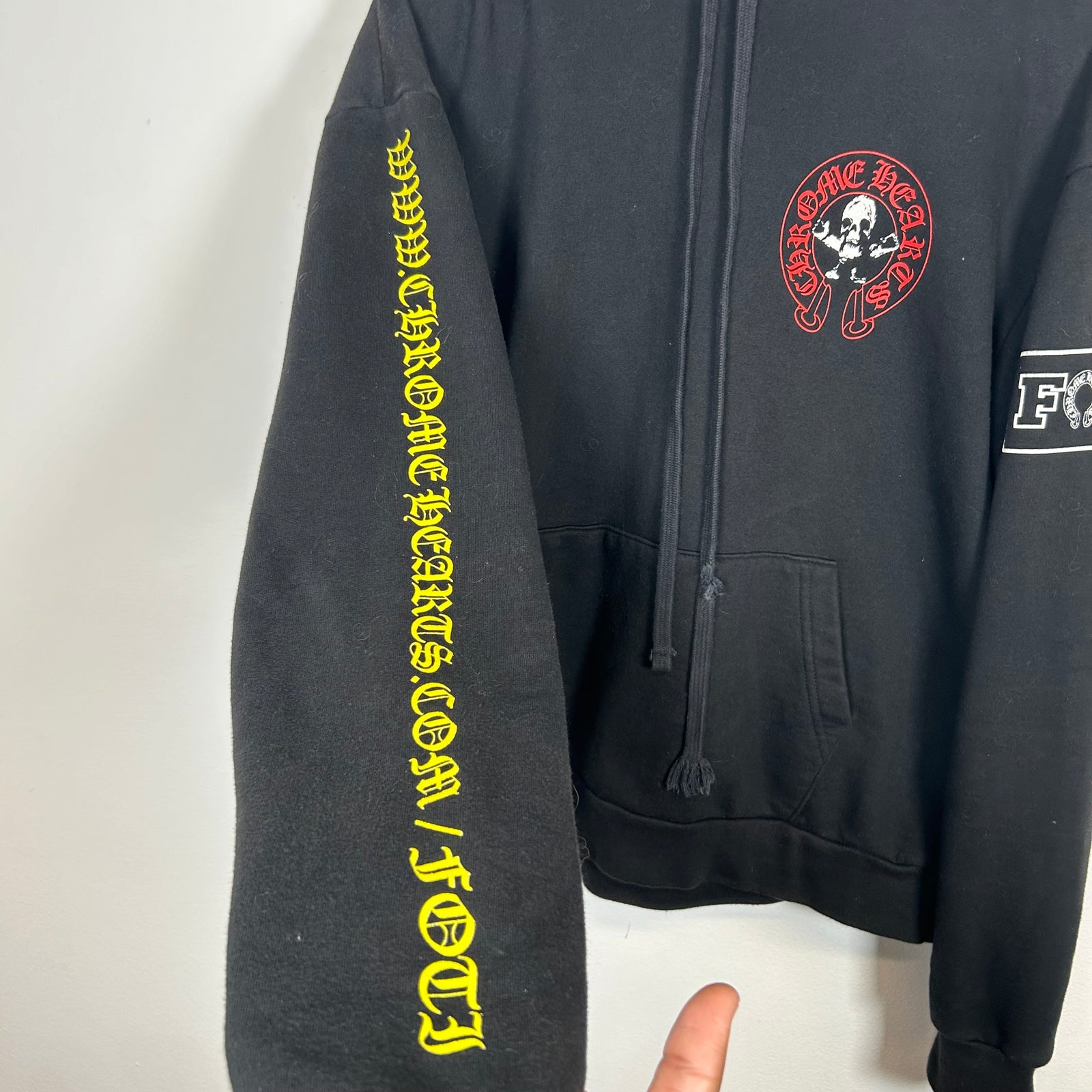 Chrome Hearts Foti Skeleton Online Exclusive Hoodie Size XS