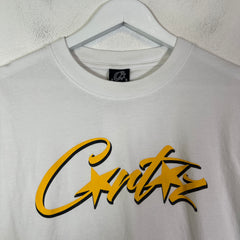 Corteiz White Allstarz Logo T-Shirt Size M