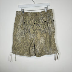 Stone Island Nylon Rain Camo Cargo Shorts Size 36