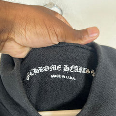 Chrome Hearts Black Matty Boy Chomper Hoodie Size S