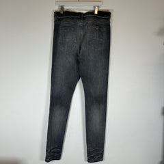 Amiri Grey/White Playboy Patch Skinny Jeans Size 38