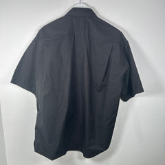 Balenciaga Black Short Sleeve Button-Up Shirt Size XL