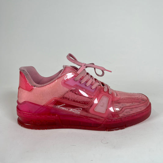 Louis Vuitton Pink Transparent Trainers LV 7.5