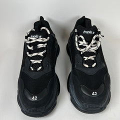 Balenciaga Black Triple S Sneaker Size 42