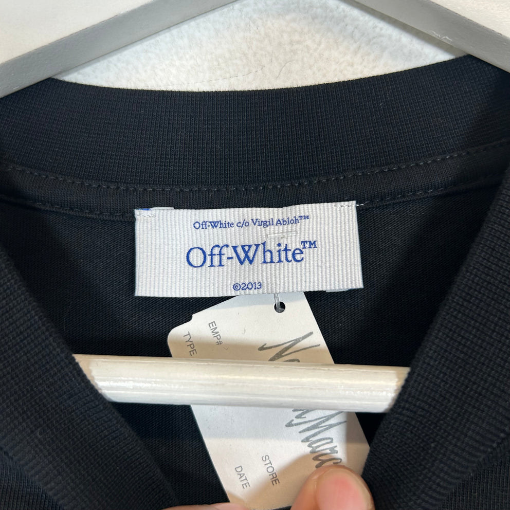 Off-White Black/Yellow Tape Measure Arrows Longsleeve Size S