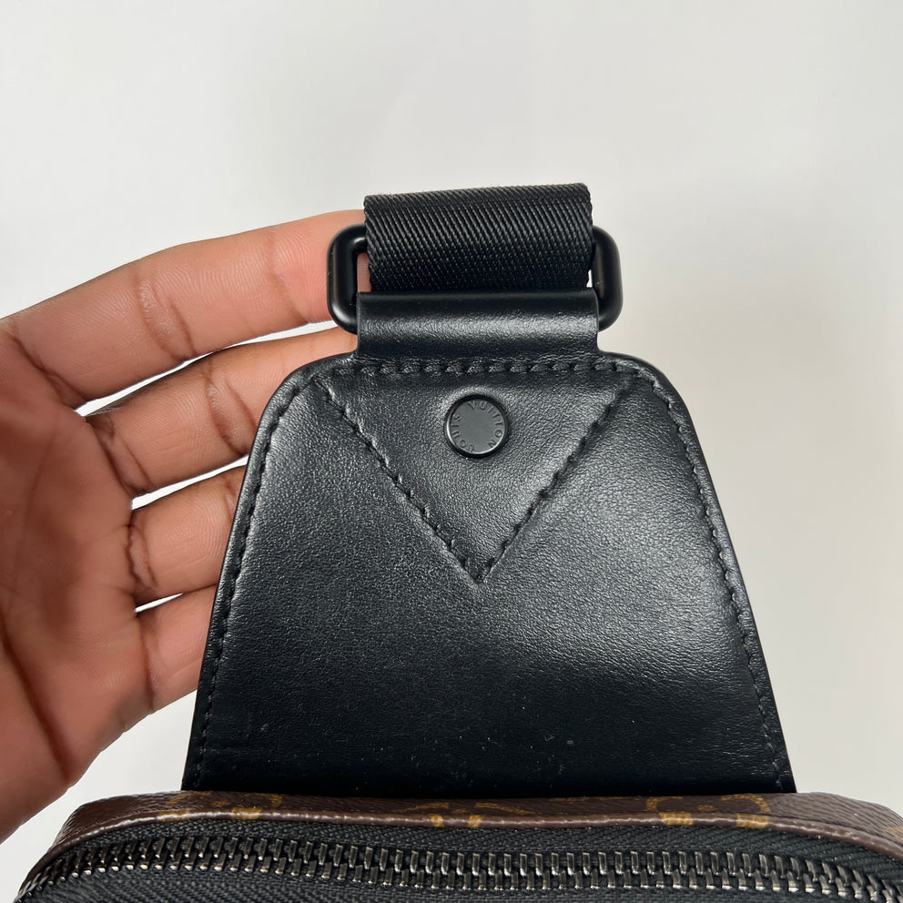 Louis Vuitton Monogram Macassar Avenue Sling Bag