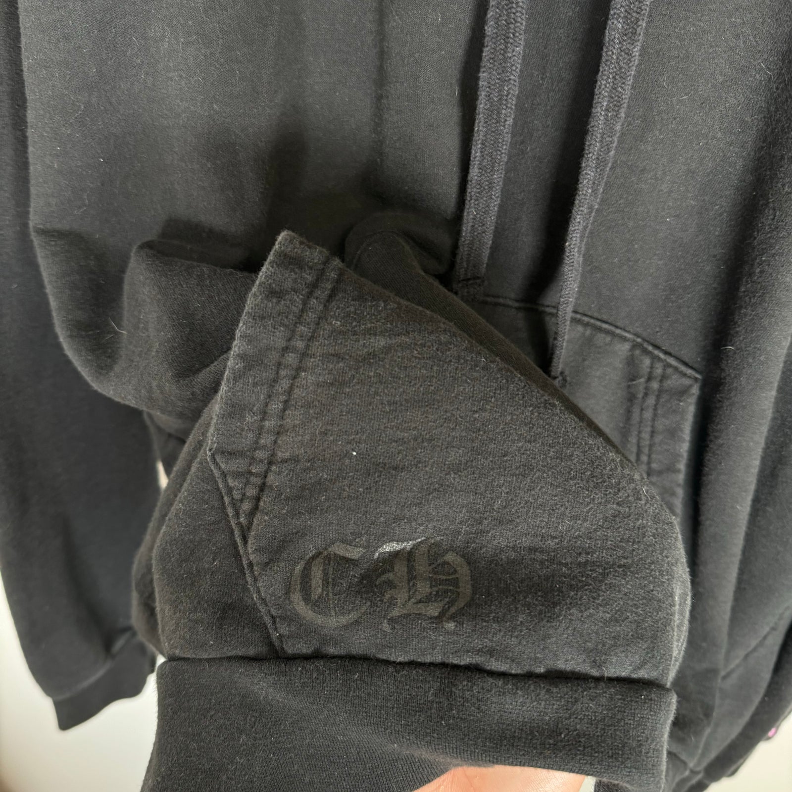 Chrome Hearts Pink Online Exclusive Horseshoe Hoodie Size L