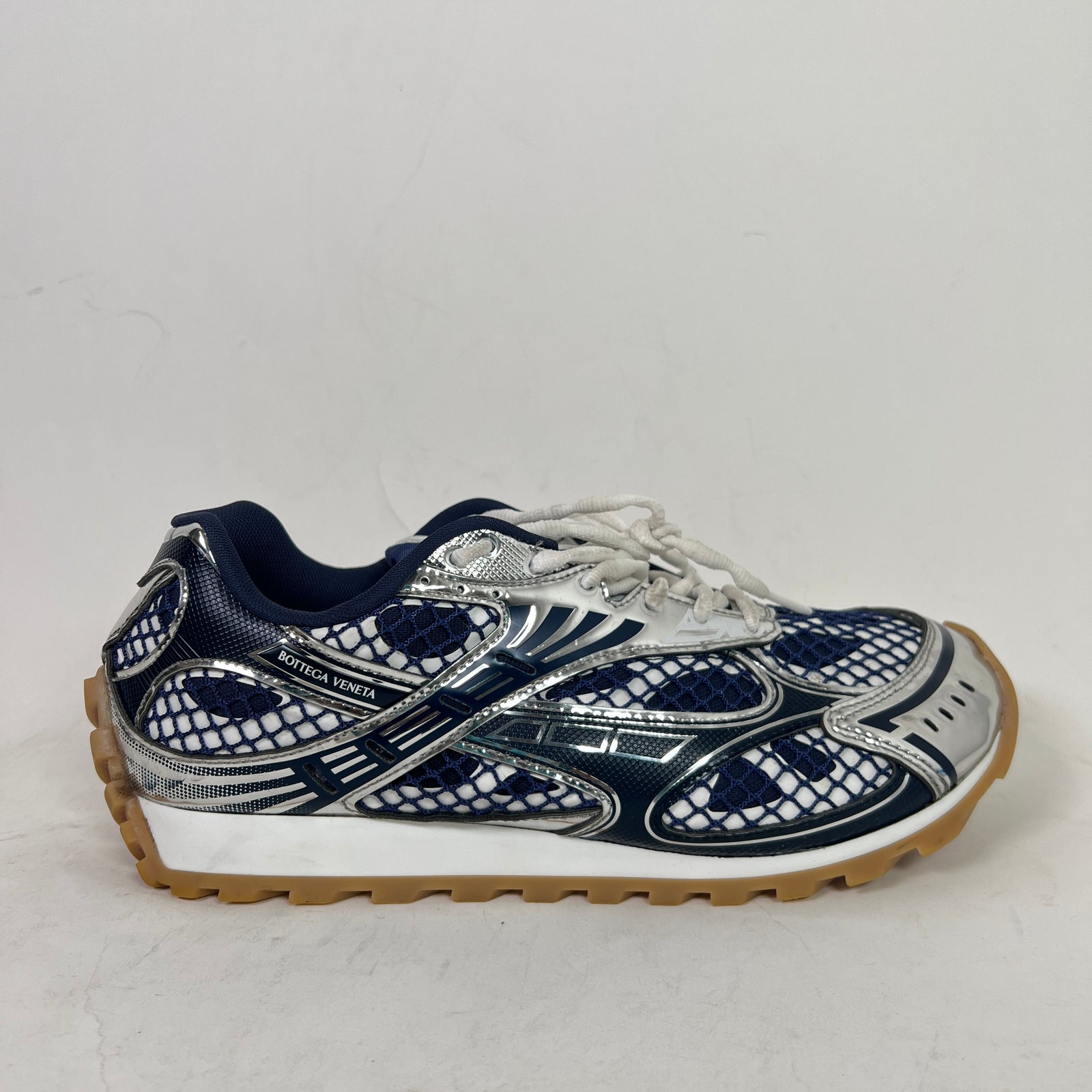 Bottega Veneta Navy Orbit Sneaker Size 43
