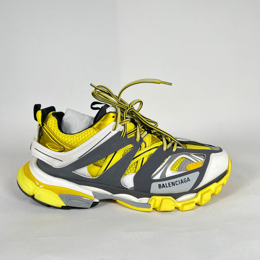 Balenciaga Yellow/Grey Track Sneakers Size 44