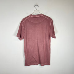 Stone Island Pink Logo T-Shirt Size L