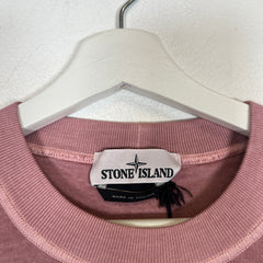 Stone Island Pink Logo T-Shirt Size L