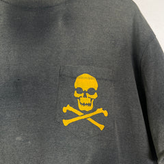 Gallery Dept Vintage Skull Print Distressed T-Shirt