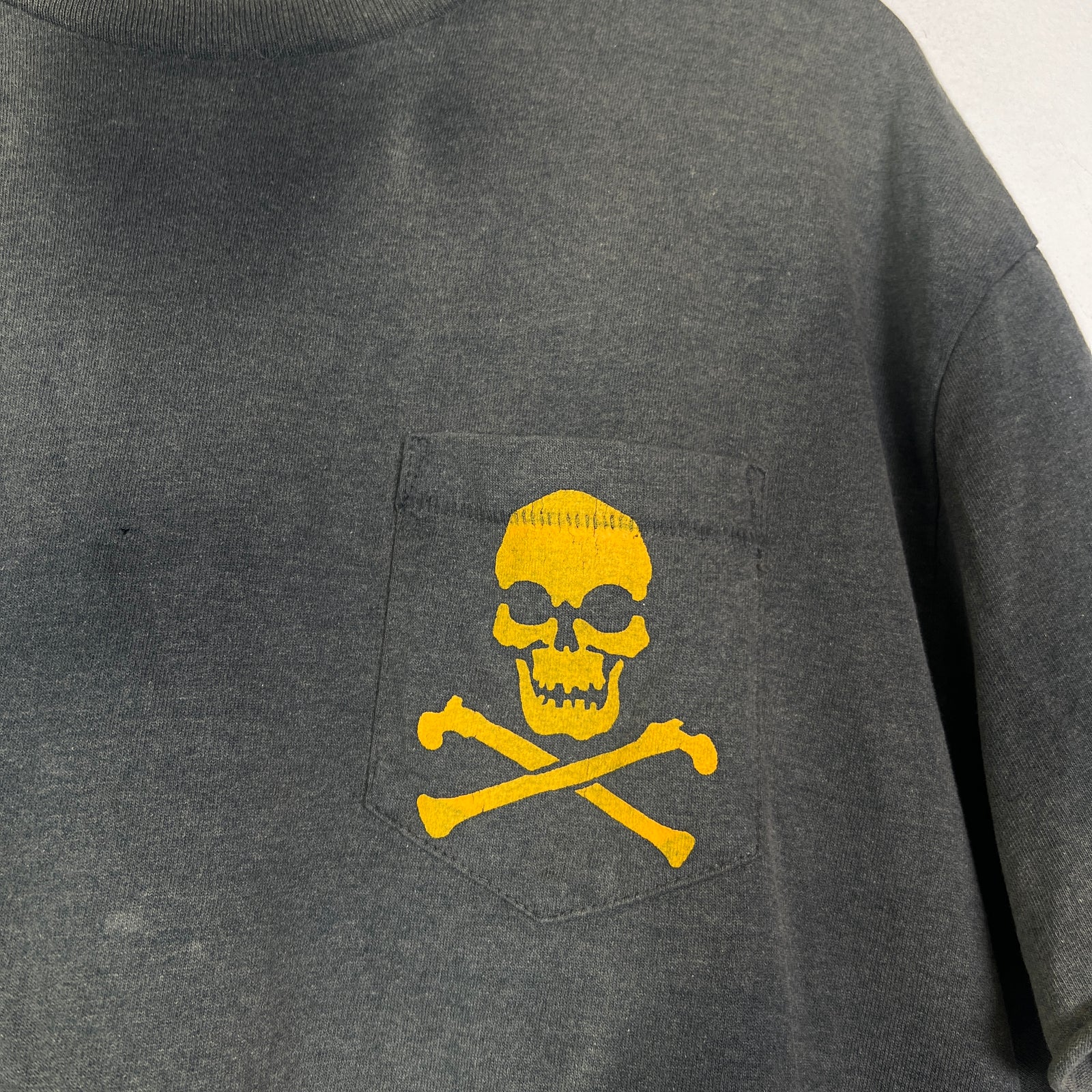 Gallery Dept Vintage Skull Print Distressed T-Shirt
