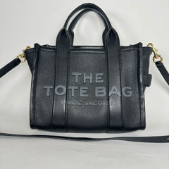 Marc Jacobs Black Leather Small Tote Bag