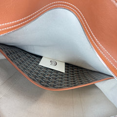 Goyard Black/Brown Goyardine Bourgogne Tote Bag