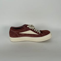 Rick Owens Dusty Pink Suede Vintage Sneaker Vans Size 45