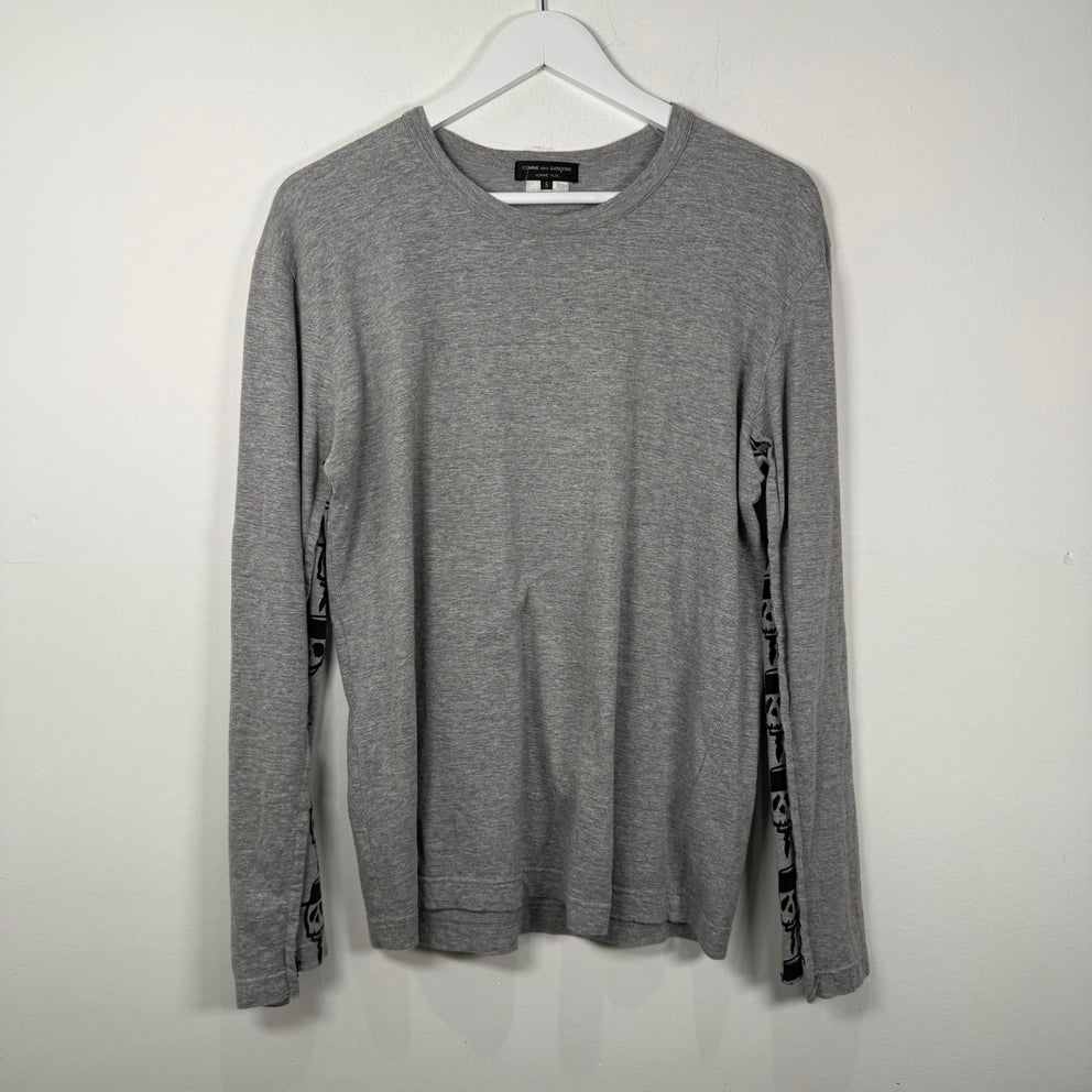 CDGH+ Grey Graphic Longsleeve Size S