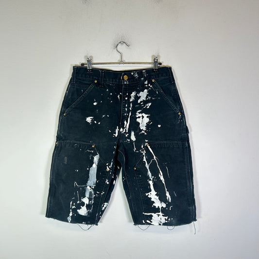 Carhartt Paint Splatter Double Knee Carpenter Shorts
