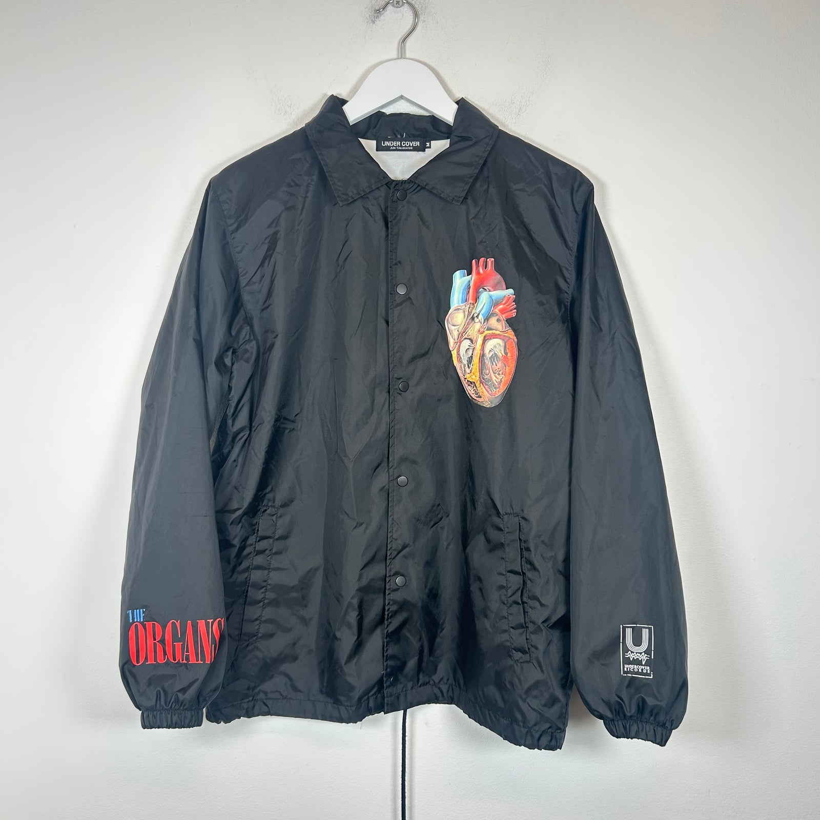 Undercover Black The Organs Coach Jacket Size M