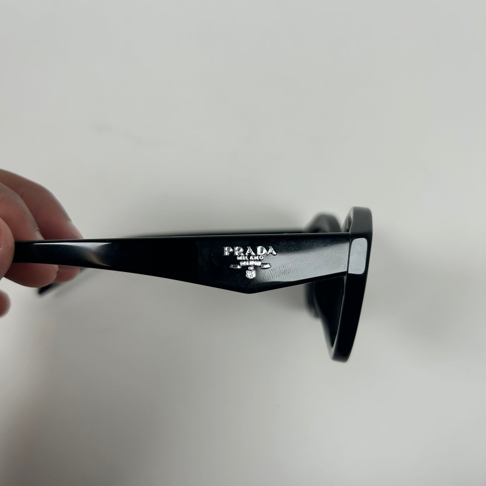 Prada Black Symbole Butterfly Logo Sunglasses