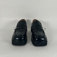 Marni Pierced Leather Platform Loafer Size 11