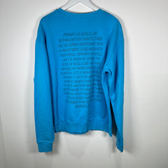 Enfants Riches Deprimes Blue 'Tropic of Cancer' Sweater Size XL