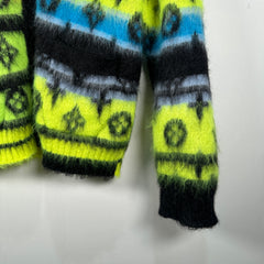 Louis Vuitton Multi Color Mohair Cardigan