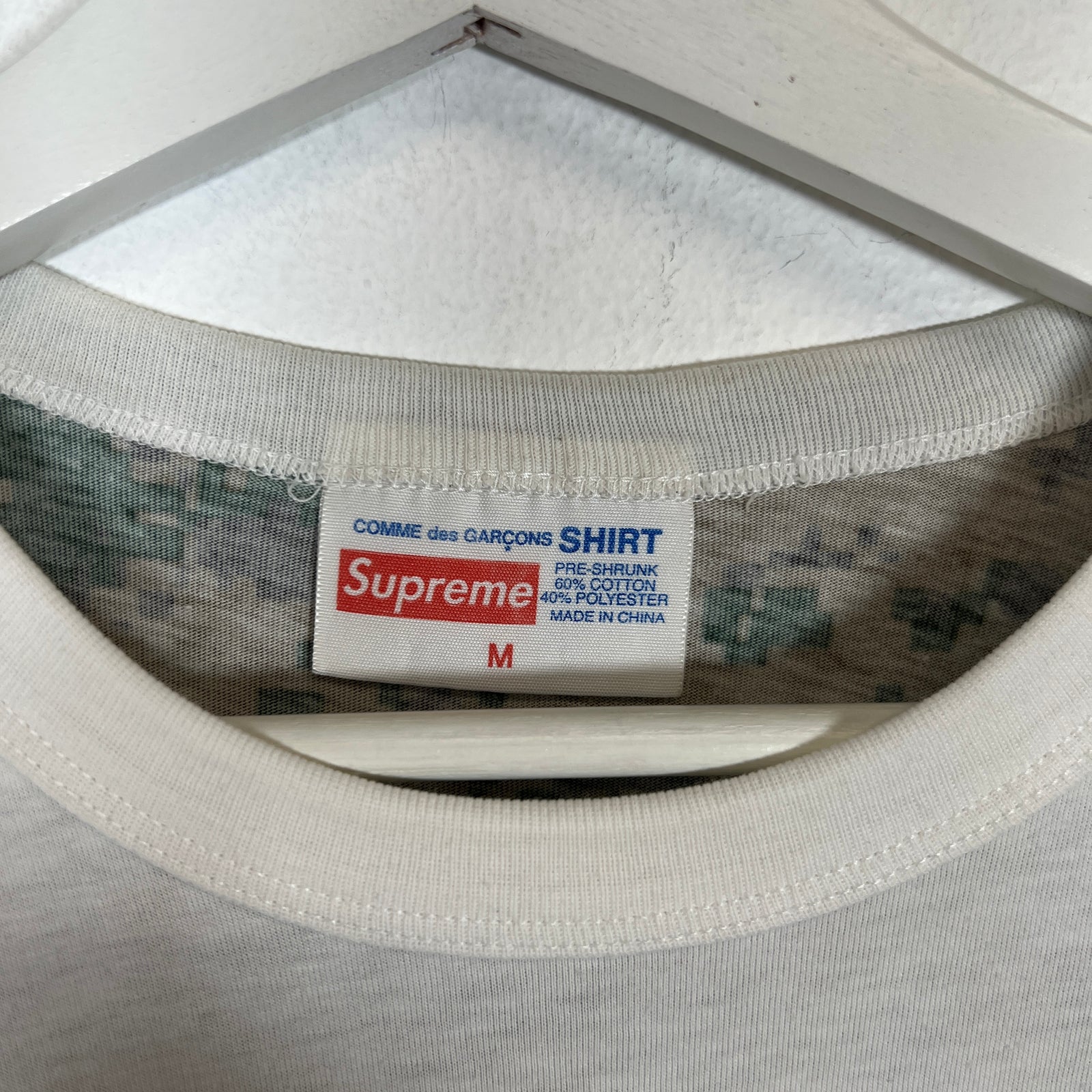 Supreme Comme Des Garcons Black Box Logo T-shirt Size M