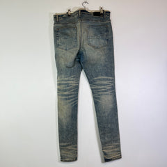 Amiri Dirty Indigo Bandana MX1 Jeans