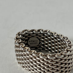 Tiffany Chain Link Ring Size 6