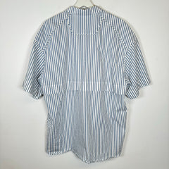 Juun.J Striped Button Up Shirt Size M