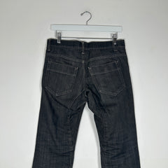 Julius SS09 MA Black Denim Jeans Size 28
